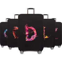2026 Travel Suitcase Cover Elastic Luggage Dust Cover Apply 18-32inch Suitcase Protective Cover Paint Pattern Series