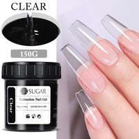 UR SUGAR 150g Transparent Nail Extension Gel Jelly White Light Pink Acrylic French Nail Art UV LED Gel Semi Permanent Manicure image 4