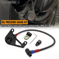 0-60PSI Oil Pressure Gauge Kits Fuel Injection Pump Pressure Tester Gauge Kit For Harley Twin Cam Touring Softail Dyna 1999-2017