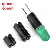 500pcs Dia 4mm 5mm 6.3mm Nylon PCB Board Mount LEDs Spacer Support Hood Length 2mm 3mm 4mm 5mm 6mm 8mm 10mm for F3 F5 LED Diodes