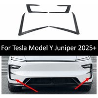 Front Bumper Canards Headlight Eyebrow Spoiler For Tesla Model Y Juniper 2025+ Body Kit Exterior Tuning Accessories Trim Styling