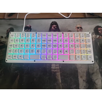 Ortho C75 Keyboard Kit Wired Single Mode 5x15 75Key Planck Xd75 Inline Hot Swap QMK Custom Mechanical Keyboard Support Vial