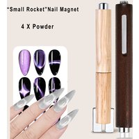 4-in-1 Detachable Multifunctional Magnetic Nail Art Stick with Cylindrical Suction And Super Strong Cat Eye Magnet Nail Tools