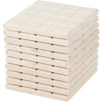 10Pcs Aquarium Coral Holder Ceramic Breeding Bases for Coral Frag Mount Fish Tank Support High Durability Fish Tank Rack