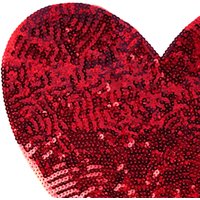 Heart Iron on Patch Embellishment Decoration Sticker for T Shirt Garment Hat