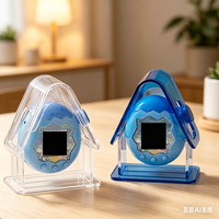 New Storage Box For Tamagotchi Paradise Clear Acrylic Compact Stand Design Stylish Replace Practical Easy Accessories