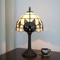 Black Cat Table Lamp for Bedroom Nightstand Decor,Animal Nursery Bedside Lamp for Kid Study Room,Cute Desk Lamp for Girl Room image 3