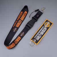 Motorcycle Keychain Work Card Hanging Neck Lanyard Gifts For Harley Davidson Softail Sportster VRSC Touring X48 883 1200 Street