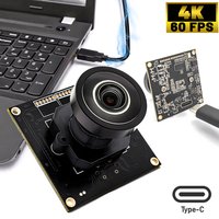 Industrial Camera Board IMX678 60fps 4K Camera Module UVC Protocol Driver-Free M12 S-Mount Lens Support Face Detection