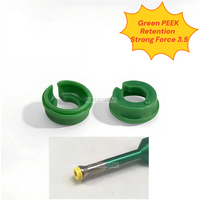Strong Force 3.5 Retention Caps Insert Locator Mounting Tool Novaloc Type Peek Caps Kit Green