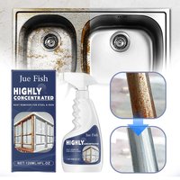 1/2PCS Heavy Duty Rust Remover Spray Fast Acting Rust Dissolver & Anti-Rust Coating for Metal, Car, Tools Multi-Surface Cleaner