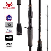 Wędka PURELURE REALM Bass Rod All M40X Toray Carbon Soft Bait Zander Rod EX F/F Action Fuji SIC Ring Spinning Casting Fishing Pike