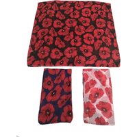 Écharpes et châles à motifs de coquelicots pour femmes, longs foulards à fleurs, hijab, écharpe de plage, bandana, 6 couleurs.