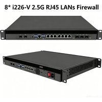 Topton 8*2.5G Rack Mount Firewall Mini PC 1U Intel Xeon E5-2699V4 2695V4 C612 X99 Server Host 4*/2*10G SFP LAN 2*SATA NAS 2*NVMe