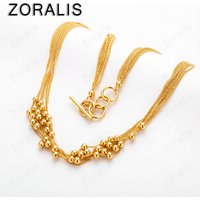 Fine 18K Gold charm Necklace Fashion Jewelry beads for woman high quality 925 Sterling Silver chain women lady