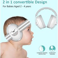 Baby Soundproof Earmuffs, Adjustable & Soft Padded, for Infants and Toddlers, Noise Reduction for Sleeping, Traveling and Events