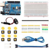 DIY Electronic Starter Kit for UNO R3 Arduino Circuit Board Electronics 12-in-1 Programmable Engineering Coding Education
