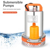 Submersible Pumps 2-inch Solar Water Pump High Head High Flow Solar Water Pump Home Vegetable Gardening Pump 12V/24V