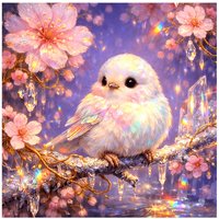 HUACAN Diamond Mosaic Bird Animal Full Drill Handicrafts Diy Diamond Painting Flower Full Drill Home Decor Unique Gift
