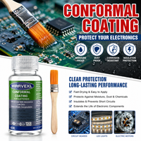 MIRAVEXL 60ml Conformal Coating for Electronics with Brush, Waterproof Insulation Protection Circuit Board PCB Clear Paint