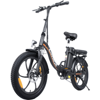 AliExpress NONE E-bike For Adults CHEEVALRY C16 250W Folding ebike 20 Inch city ebike 48V 16AH Road Electric Bike