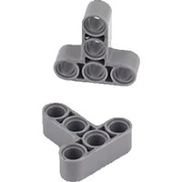 10Pcs 60484 Technical Liftarm Modified T-Shape Thick 3 x 3 Compatible with Block Moc Color City Accessories Parts