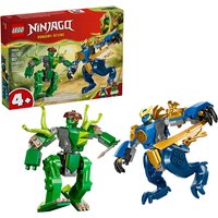 Lego Block Phantom Ninja Series 71853: Dragon Mech Battle for Boys and Girls, Children's Puzzle Building Blocks Toy Gift