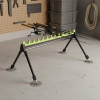 Telescopic Fishing Rod Holder Adjustable Foldable Fishing Rod Rack Corrosion Resistant for Anglers