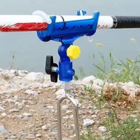 Self-Locking Fishing Rod Holder Quick Plug-in Ground Insert Stand Adjustable Fishing Rod Support For Bank Fishing Gear