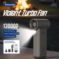 Powerful 130000RPM Violent Turbo Fan Electric Air Blower Portable Dust Cleaner TypeC Charging 4000mAh*2 Brushless Jet Fan Blower
