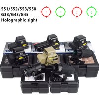 Tactical 551 552 553 558 Red Dot Holographic Sight Eotech G33 G43 G45 Scope 3X Magnifier Hunting Riflescope Hydra Riser Airsoft