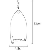 NEW 5/10PCS Automatic Fishing Hook Trigger Spring Fishhook Bait Catch Spring Fishhook Automatic Fishing Trigger Fishing Supplies