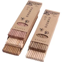 10 Pairs Natural Rosewood Chopsticks Reusable Healthy Chinese Wooden Chop Sticks Sushi Food Stick Tableware Kitchen Utensils New