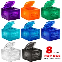 8 COLORS Ice Blue Transparent Housing Replacement Shell Case For Gamecube NGC DOL-001 and DOL-101 Game Console Gaming Accssories