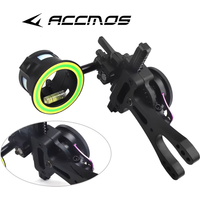 Eddie Compound Bow Sight 1Pin Aiming Fast Fine-tune Long Bar Sight Archery Hunting Accessories