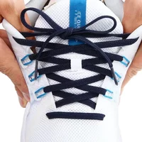 1Pair 7mm Width Elastic Flat Classic Shoelaces for Kids & Adults Rubber Shoe Laces for Classic Sneakers Shoe Accessories