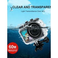 For DJI Osmo Action 6 Waterproof Case 60M, Diving Housing Protective , Snorkeling Swimming Surfing Accessories