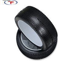 Yufung 4pcs 1/8 RC Tires 17mm Hex 50A Shore Hard Off road Buggy Tires Whee F807 Diamond patt For Traxxas Redcat Team Losi