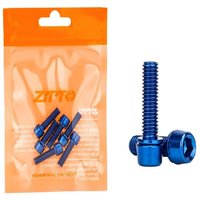 AliExpress NONE 6PCS M5*18mm Bike Stem Bolts Titanium-plated Corrosion Resistance Bicycle Riser Screws Tight Threads 7 Colors