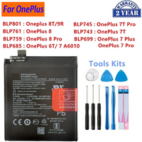 Orginal BLP801 BLP761 BLP759 BLP745 BLP743 BLP699 BLP685 Battery For OnePlus 8T/9R/ 8 /Pro/8/7T Pro/7T/ 7 Pro/6T / 7 A6010