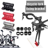 Bike Fork Mount Quick Release Car Carry Bicycle Fixed Front Fork Bracket Bike Block Fork Mount for Truck/Trailer/Bikes Racks