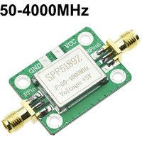 New Low Noise Amplifier LNA Module 50 4000MHz SPF5189 NF 06dB Wideband RF Amplifier for Satellite TV SDR Receiver Project
