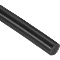 Uxcell 1Pcs 1-20m Silicone Foam Seal Weather Strip 2-30mm Sponge Rubber Cord Solid Black Seal Strip