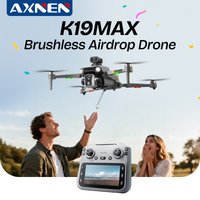 AXNEN K19 Max GPS Airdrop Drone Professional HD Dual Camera 360° Obstacle Avoidance Brushless 5G WIFI FPV RC Quadcopter Toys