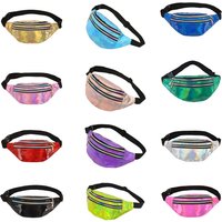 Waist Bag Laser Belt Bag Holographic Fanny Pack Designer Cute Waist Packs Bum Bag Party Travel Fashion Girls Shoulder Glitter