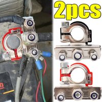 2pcs Car Battery Terminals Quick Release Positive Negative Disconnect Clamp Connector Car Battery Terminal Connectors Accessory