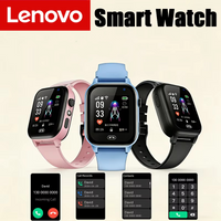 Lenovo Kids Smart Watch SOS Wifi GPS Location Video Call 2G Electronic Watch Card Camera Waterproof School For Boys Girls Gift