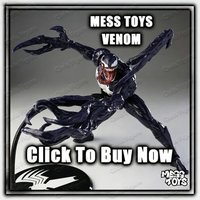 NUEVO Mess Toys Venom Deadly Neighbor Spider-Man Symbiote Black Suit Messtoys Spider-Man Action Figure Model Toy