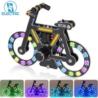 DIY Bike Soldering Project Kit Bicycle Electronic Learning Suite With SMD RGB LED Lights Knob Control for STEM Education