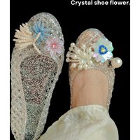 PVC Material Shoe Charms Seaweed Bead Transparent String Shoe Buckle Detachable Hole Design Detachable Accessories